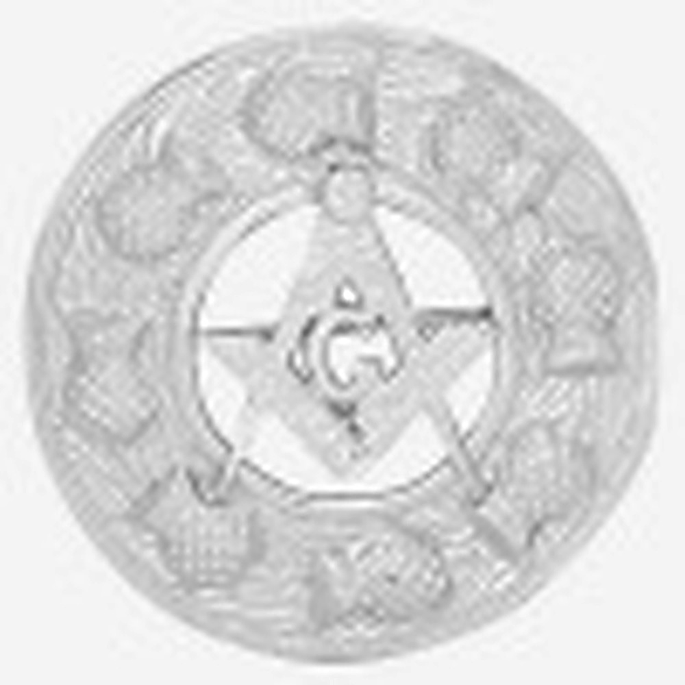 Masonic kilt brooch