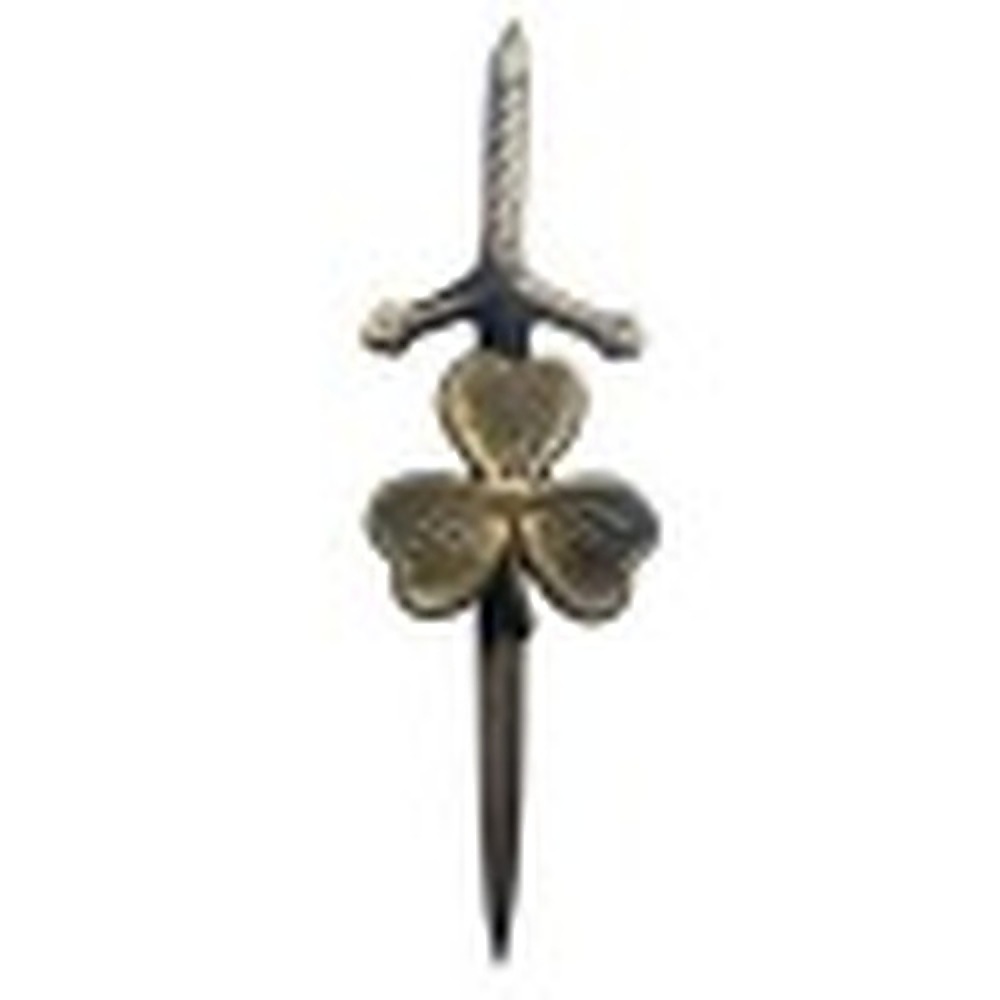 Antique Shamrock Kilt Pin