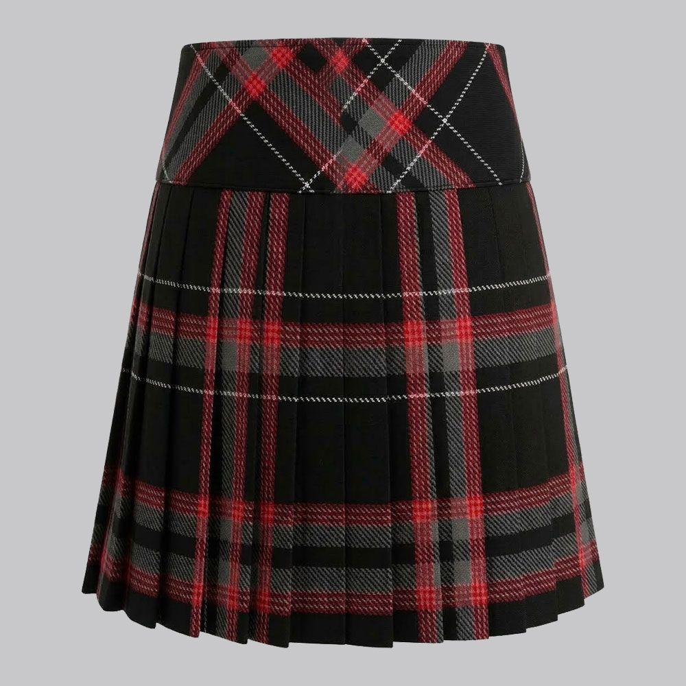 witches of scotland tartan womens skirt with cross tartan belt (2) witches of scotland tartan womens skirt with cross tartan belt (2)