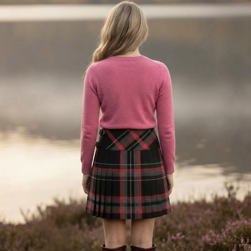 witches of scotland tartan womens skirt with cross tartan belt (4) witches of scotland tartan womens skirt with cross tartan belt (4)
